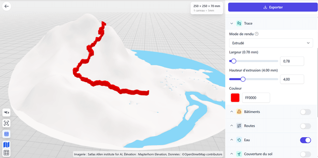 Turn your GPS tracks into a 3D map | Maps3D